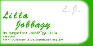 lilla jobbagy business card